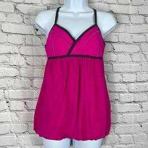 Lululemon  Rehearsal Athletic Tank Top swimsuit top Paris Pink size 4